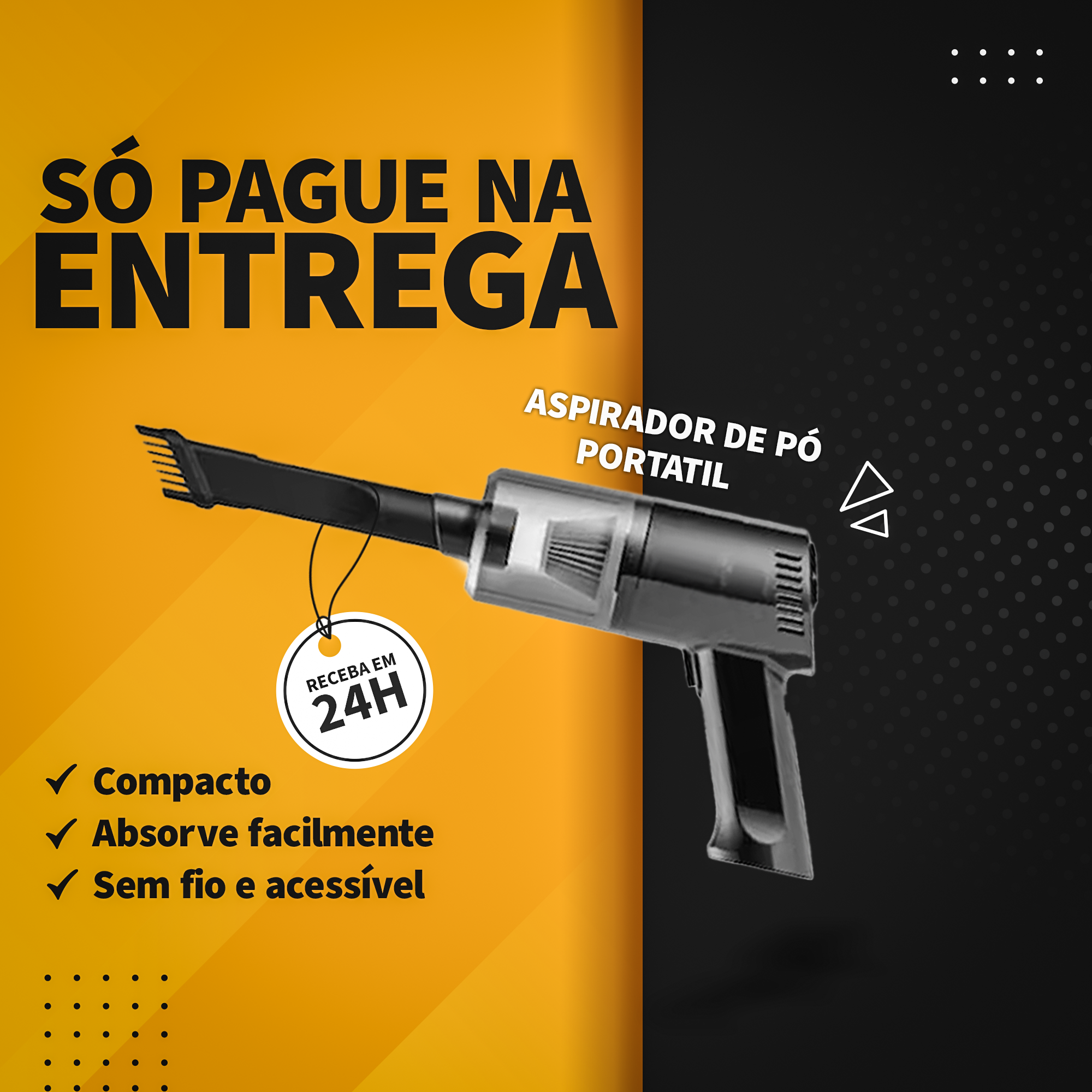 Aspirador de pó Portátil - Estático- 09.06.2023